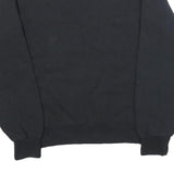 RUSSELL ATHLETIC Mens Black Cotton Blend Crew Neck Sweatshirt S Casual Basic