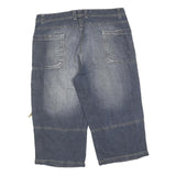 BODY ZONE Mens Shorts Blue Casual L W36 Cotton Blend Comfortable Fit