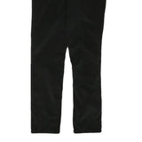 CALVIN KLEIN Womens Cotton Blend Black Slim Tapered Trousers W31 L29 Stylish