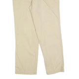 TOMMY HILFIGER Mens Cotton Blend Beige Regular Fit Straight Trousers W34 L30