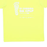 Mens Yellow IV Corrida Da CPLP Graphic T-Shirt M Short Sleeve Round Neck