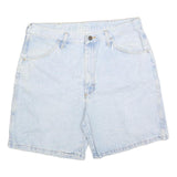 RUSTLER Mens Shorts Blue Casual L W36 Cotton Blend Denim Style