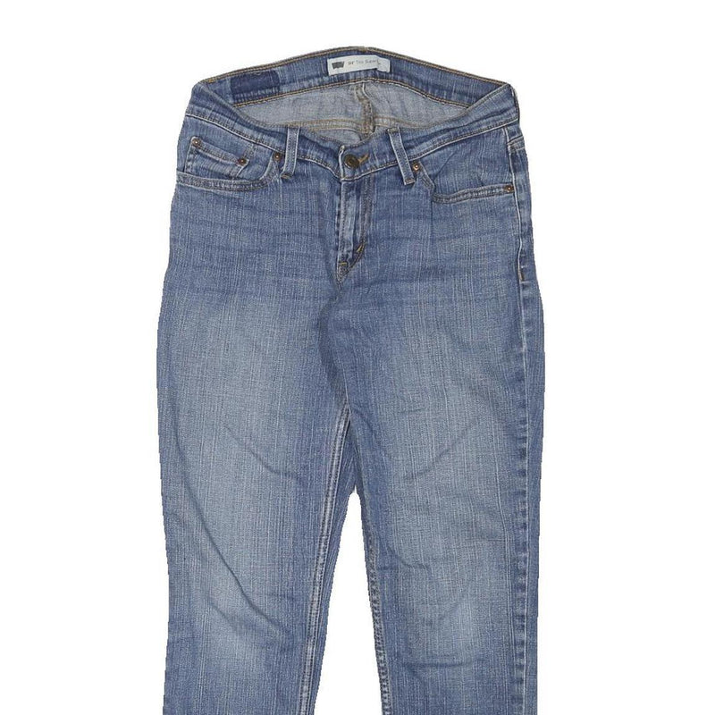 LEVI'S Womens Jeans Blue Slim Skinny Denim Medium W27 L27 Faded