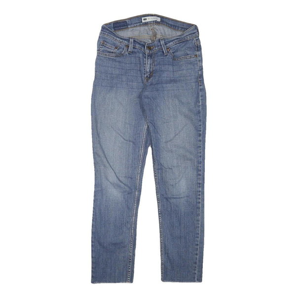 LEVI'S Womens Jeans Blue Slim Skinny Denim Medium W27 L27 Faded
