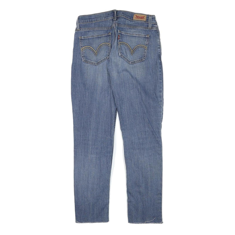 LEVI'S Womens Jeans Blue Slim Skinny Denim Medium W27 L27 Faded