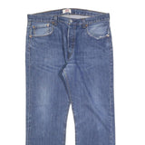 LEVI'S 501 Mens Jeans Blue Regular Straight Denim Medium W38 L32 Classic Cotton