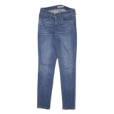 LEVI'S 721 Womens Slim Blue Denim Medium Woven W27 L29 Slim Fit Zip Jeans