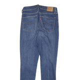 LEVI'S 721 Womens Slim Blue Denim Medium Woven W27 L29 Slim Fit Zip Jeans