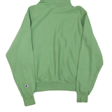 CHAMPION REVERSE WEAVE Mens Green Pullover Hoodie S Classic Cotton Blend Comfort