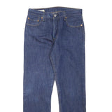 LEVI'S 501 Womens Jeans Blue Regular Straight Denim Medium W29 L27 Classic Fit