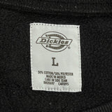 Dickies Sweatshirt - Large Gray Cotton Blend