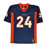 Broncos Reebok Nfl Football Jersey - Medium Blue Polyester