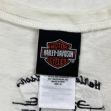 New Bern, Nc Harley Davidson Graphic T-Shirt - XL White Cotton