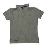 Age 5 Polo By Ralph Lauren Polo Shirt - Small Grey Cotton