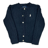 Age 3 Polo By Ralph Lauren Cardigan - 3XS Navy Cotton