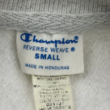 Vintage Reverse Weave Champion College Sweatshirt - Small Grey Cotton