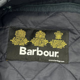 New Eskdale Barbour Quilted Jacket - Large Navy Polyester