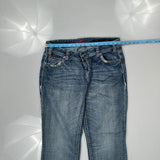 Rock & Republic Studded Jeans - 33W US 8 Blue Denim
