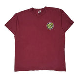 Santa Cruz T-Shirt - XL Burgundy Cotton