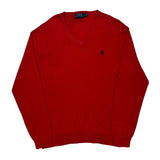 Polo By Ralph Lauren Sweater - XL Red Cotton
