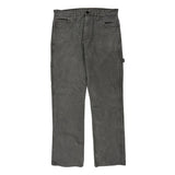 Dickies Carpenter Trousers - 33W 31L Grey Cotton