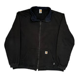 Carhartt Track Jacket - 2XL Black Cotton