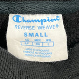 Reverse Weave Champion Sweatshirt - Small Black Cotton