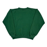90S Blank Unbranded Sweatshirt - Medium Green Cotton