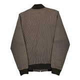 Carhartt Striped Bomber Jacket - XS Brown Cotton