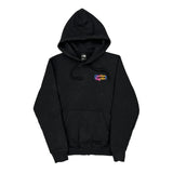 The North Face Graphic Hoodie - Small Black Cotton Blend