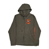 High Desert Harley Davidson Harley Davidson Graphic Hoodie - 2XL Gray Cotton