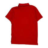 Polo By Ralph Lauren Slim Fit Polo Shirt - Medium Red Cotton