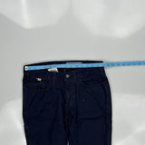 Carhartt Cargo Trousers - 30W UK 10 Navy Cotton