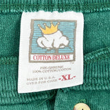 Single Stitch Pearl City Baseball Cotton Deluxe Graphic T-Shirt - XL Green Cotton