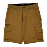 Dickies Cargo Shorts - 34W 11L Brown Cotton