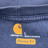 Rugged Workwear Carhartt Graphic T-Shirt - Large Blue Cotton