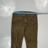 Levis Cord Pants - 34″ Waist Brown Cotton