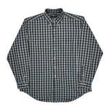 Ralph Lauren Checked Shirt - XL Green Cotton