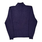 Polo By Ralph Lauren 1/4 Zip - Large Purple Cotton