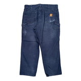Carhartt Carpenter Pants - 36W 29L Blue Cotton