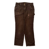 Carhartt Carpenter Trousers - 30W 29L Brown Cotton