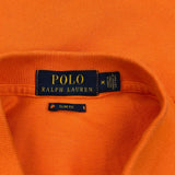 Polo By Ralph Lauren Slim Fit Polo Shirt - Medium Orange Cotton