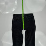 Calvin Klein Jeans Cord Trousers - 30″ Waist Black Corduroy
