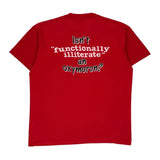 Screen Stars Single Stitch T-Shirt - XL Red Cotton Blend