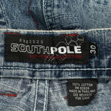 Hip Hop Southpole Jeans - 28W 29L Blue Cotton