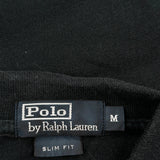 Polo By Ralph Lauren Slim Fit Polo Shirt - Medium Black Cotton