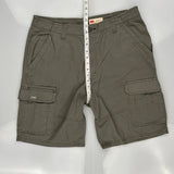 Wrangler Cargo Shorts - 36W 10L Grey Cotton