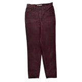 Guess Jeans - 25W UK 6 Burgundy Cotton