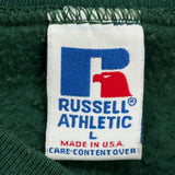 Russell Athletic Sweatshirt - Large Green Cotton