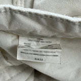 Dickies Carpenter Trousers - 33W 32L White Cotton